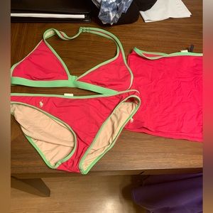 Ralph Lauren 3 piece bikini set size 10